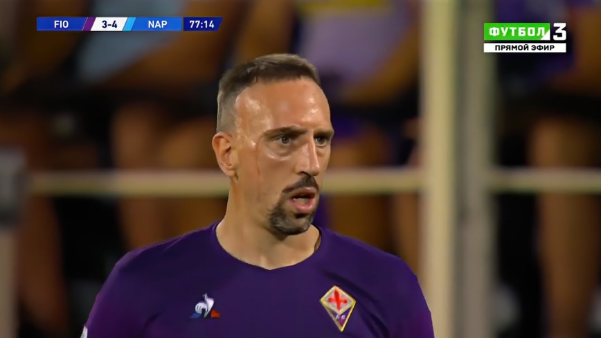 Franck Ribéry est tombé amoureux de la Fiorentina Franck Ribéry est tombé amoureux de la Fiorentina