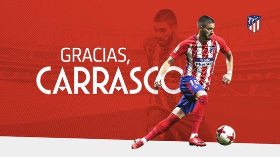Mercato Atlético Madrid : Yannick Carrasco communique sur son départ en Chine