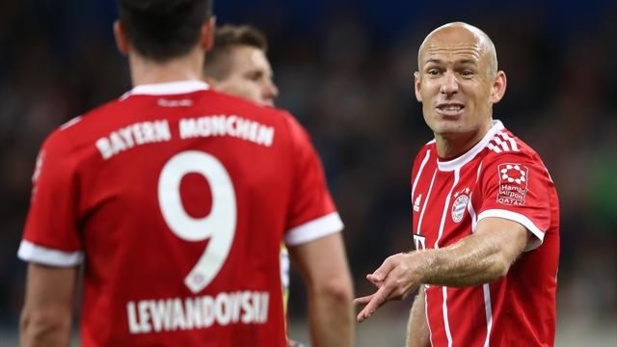 Bayern Munich : Robben dédramatise sa prise de tête avec Lewandowski Bayern Munich : Robben dédramatise sa prise de tête avec Lewandowski