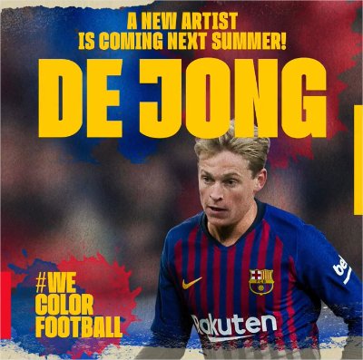 OFFICIEL : Frenkie de Jong va rejoindre le FC Barcelone OFFICIEL : Frenkie de Jong va rejoindre le FC Barcelone