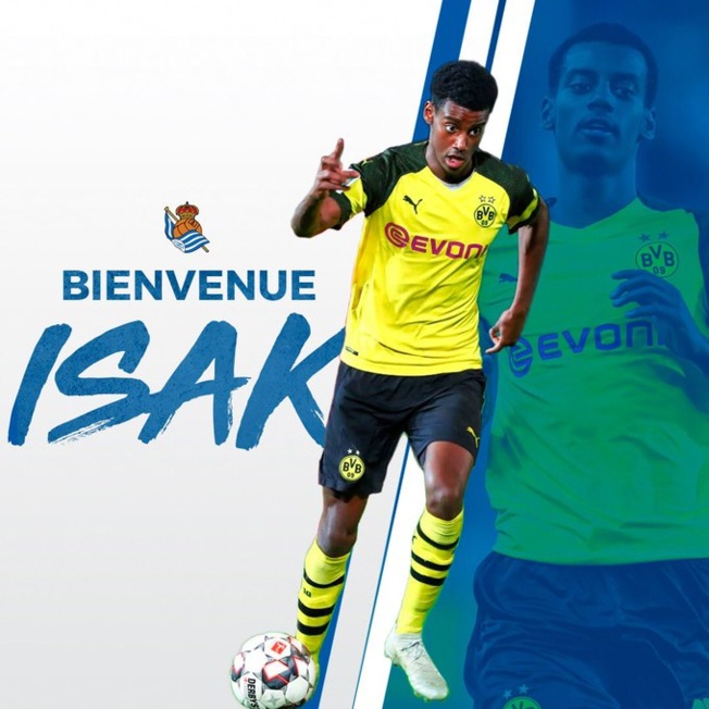 Dortmund - Mercato : Alex Isak signe à la Real Sociedad Dortmund - Mercato : Alex Isak signe à la Real Sociedad
