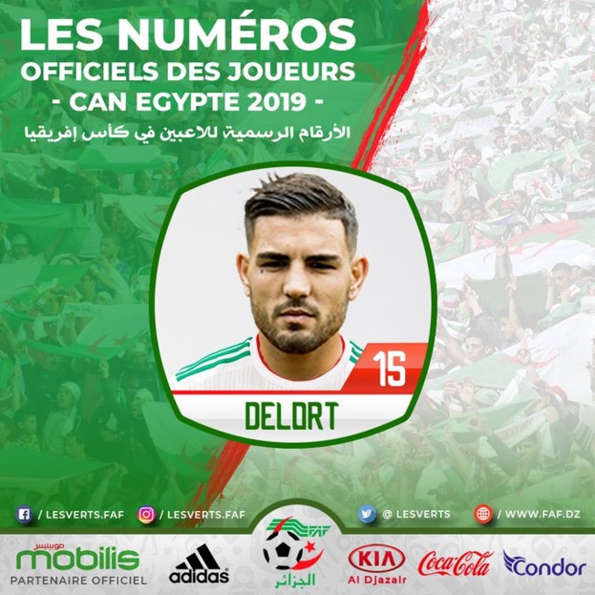 Andy Delort va disputer la Coupe d'Afrique des nations avec l'Algérie Andy Delort va disputer la Coupe d'Afrique des nations avec l'Algérie
