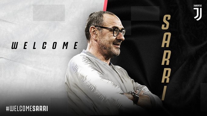 OFFICIEL : Maurizio Sarri nouveau coach de la Juventus