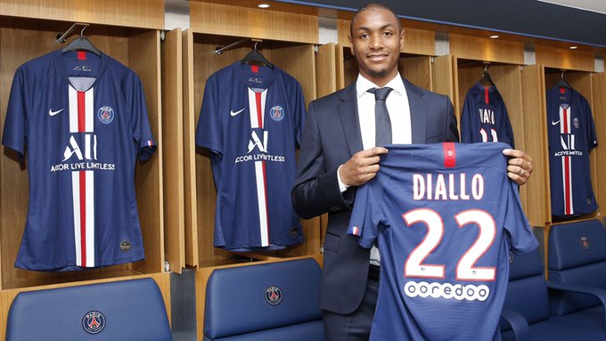 Le nouveau défenseur du PSG, Abdou Diallo - Crédit : Site officiel du PSG