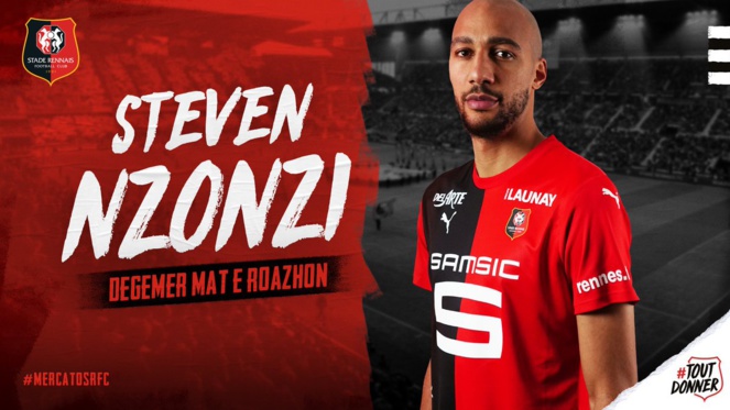 Stade Rennais - Mercato : Steven Nonzi (site officiel du SRFC)
