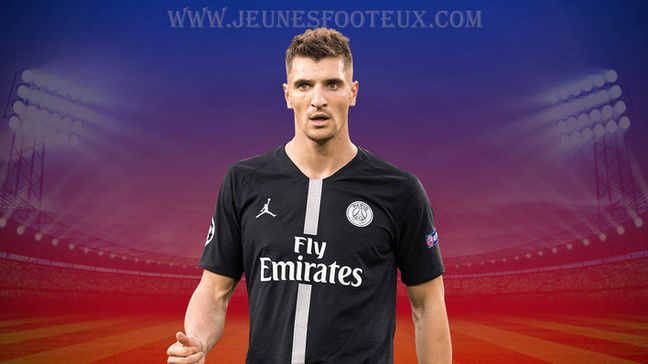 PSG : Thomas Meunier, latéral droit belge du Paris SG PSG : Thomas Meunier, latéral droit belge du Paris SG