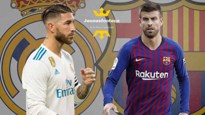 Real Madrid - Barça : Sergio Ramos tacle le FC Barcelone et Piqué !