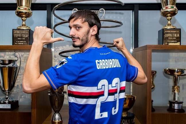 Sampdoria de Gênes : Manolo Gabbiadini Sampdoria de Gênes : Manolo Gabbiadini
