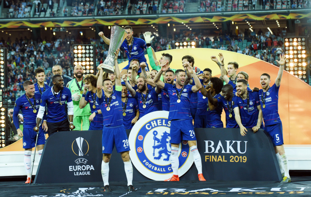 Joueurs du Chelsea FC vainqueur de l’Europa League 2018-2019 contre Arsenal
