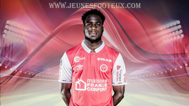 Boulaye Dia, attaquant du Stade de Reims