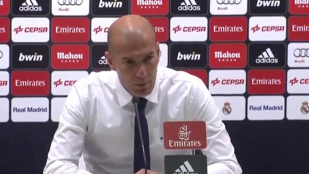 Zinedine Zidane (entraîneur du Real Madrid).
