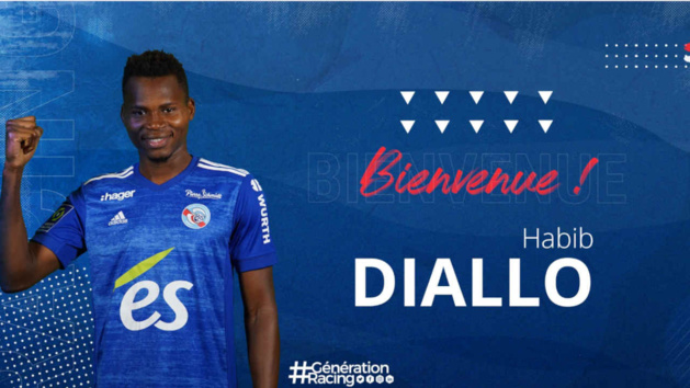 Habib Diallo, attaquant du RC Strasbourg