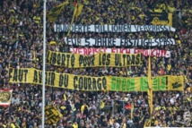 ASSE : les fans du Borussia Dortmund soutiennent les Green Angels (Photo) ASSE : les fans du Borussia Dortmund soutiennent les Green Angels (Photo)