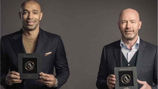 Premier League : Alan Shearer et Thierry Henry intègrent le Hall Of Fame