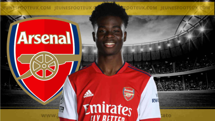 Bukayo Saka récompensé avec Arsenal