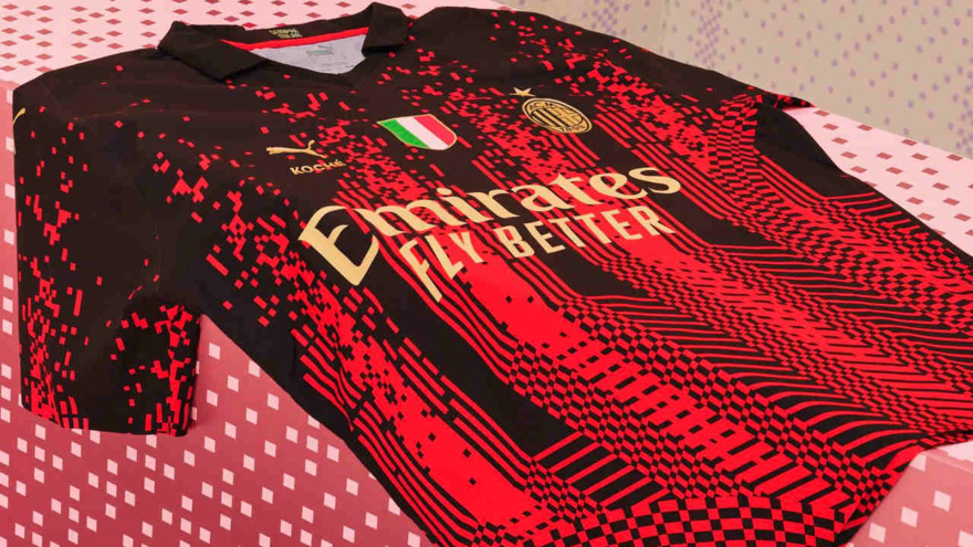 Le nouveau maillot FOURTH de l'AC Milan au cœur de la technologie et de la mode !