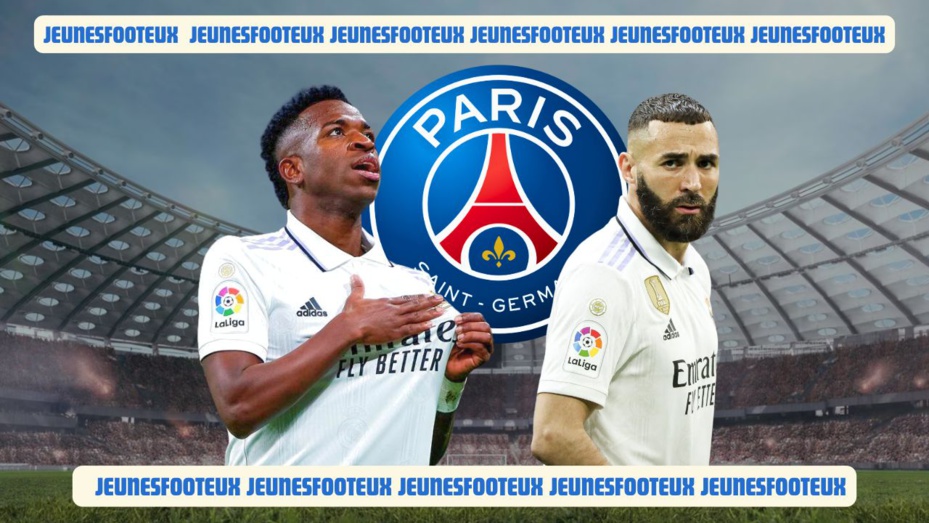 PSG, Real Madrid : Benzema - Vinicius Junior, une sacrée info mercato tombe au Paris SG !