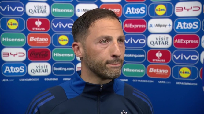 Tedesco fait du Thibaut Courtois après Belgique - France Tedesco fait du Thibaut Courtois après Belgique - France