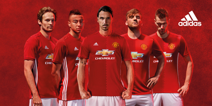 adidas dévoile le maillot Home de Manchester United pour la saison 2016/17