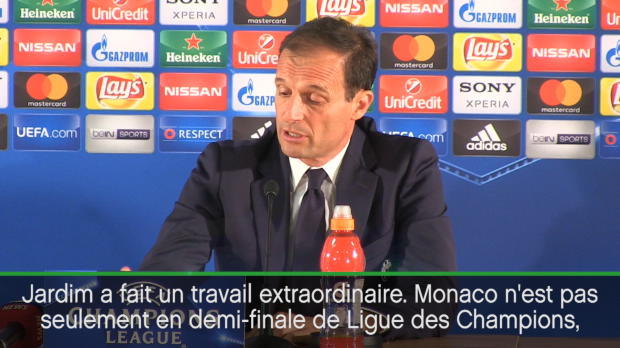 Allegri impressionné par le travail accompli par Jardim