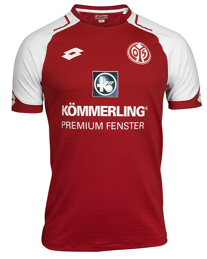 Nouveau maillot Domicile 1.FSV Mainz 05, saison 2017-2018