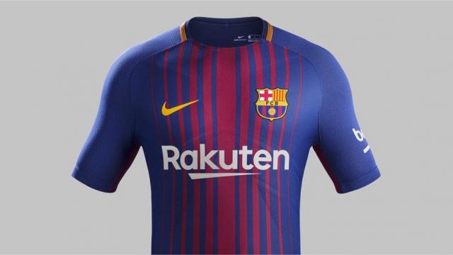 Maillot domicile du Barça, saison 2017-2018