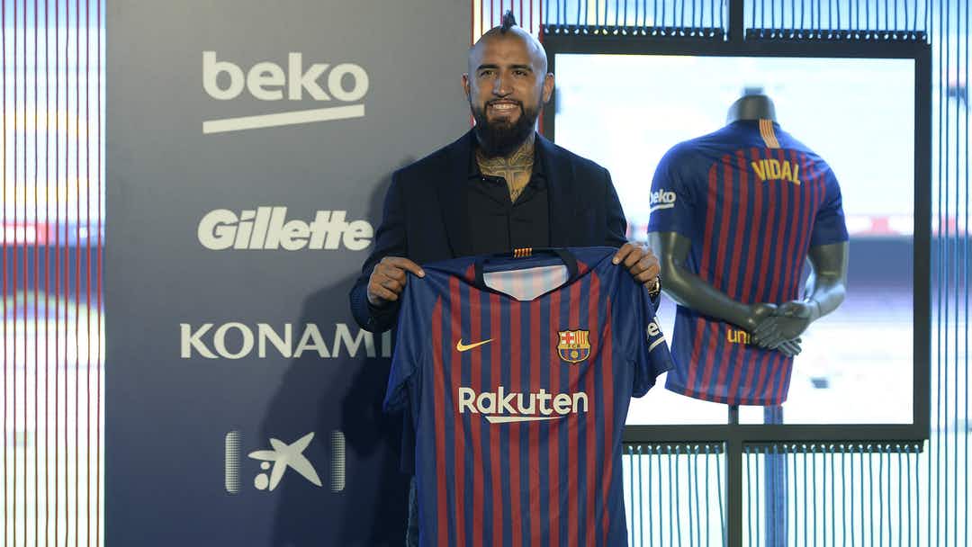 Arturo Vidal s'est fait remonter les bretelles par un dirigeant du Barça