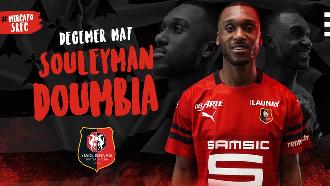 Stade Rennais - Mercato : Souleyman Doumbia s'engage jusqu'en 2022
