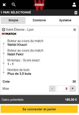 Winamax lance "MyMatch" pour créer son pari sur-mesure