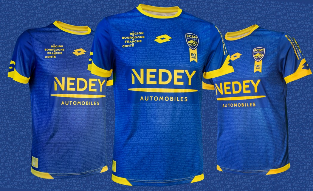 Lotto et le  FC Sochaux-Montbéliard présentent un maillot inédit pour les 90 ans du Club