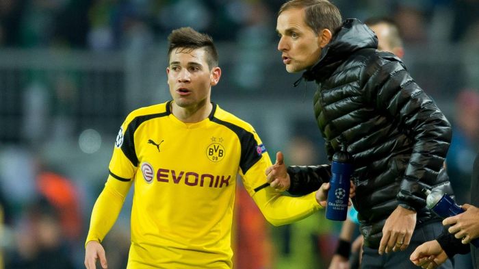 Raphaël Guerreiro et Thomas Tuchel : Crédit Eurosport