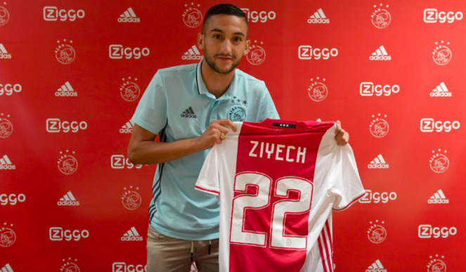 Arsenal, Chelsea : Hakim Ziyech de l' Ajax Amsterdam