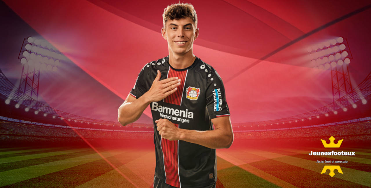 Kai Havertz - milieu offensif international allemand du Bayer Leverkusen