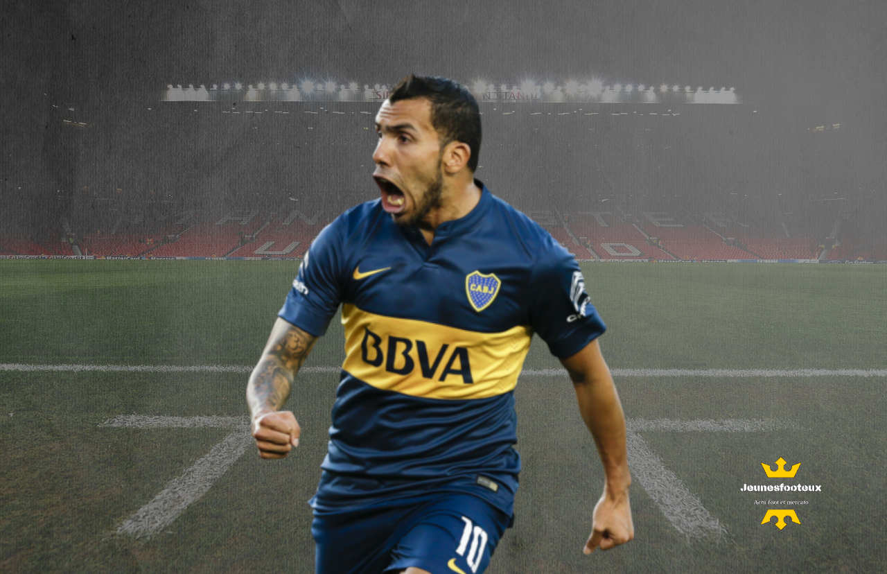 Carlos Tevez : attaquant argentin de Boca Juniors