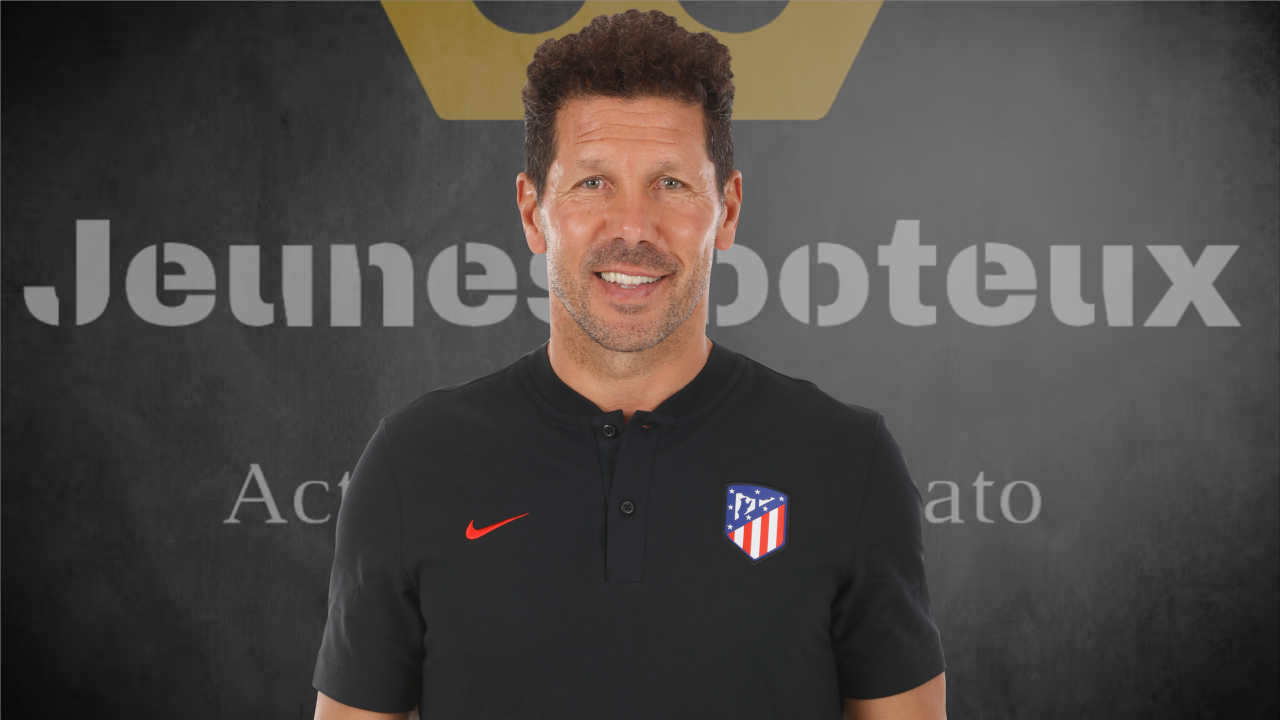 Diego Simeone, entraîneur de l'Atlético de Madrid