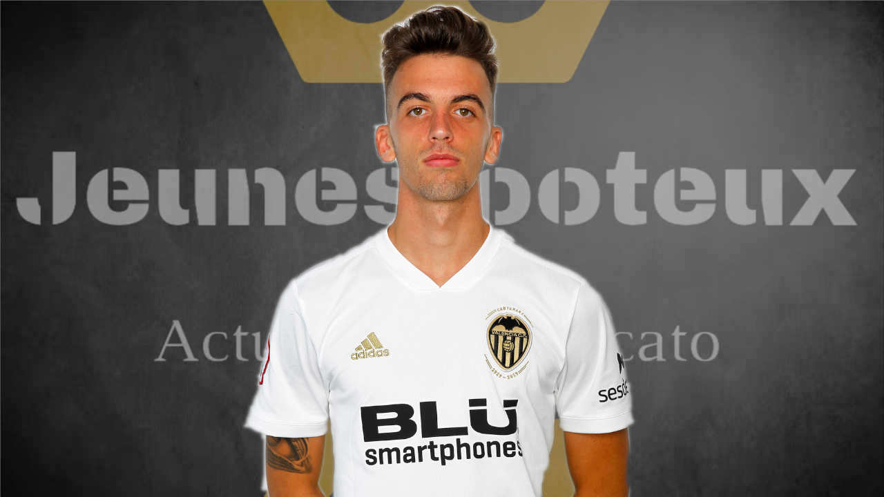 Alex Centelles, arrière latéral gauche du FC Valence