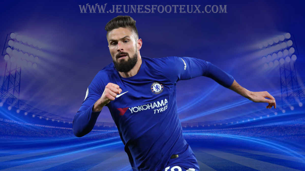 Olivier Giroud, attaquant de Chelsea