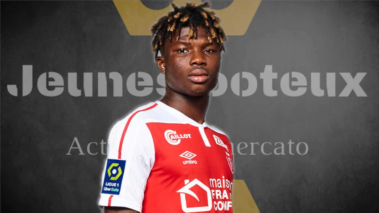 El Bilal Touré, attaquant du Stade de Reims