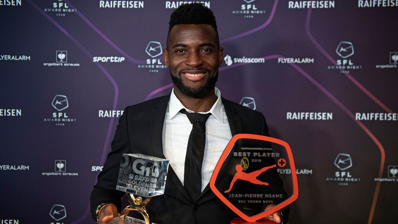 Jean-Pierre Nsamé, attaquant des Young Boys de Berne