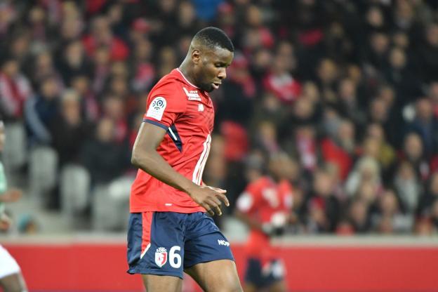 Brest Mercato : Ibrahim Amadou ici sous le maillot du LOSC.