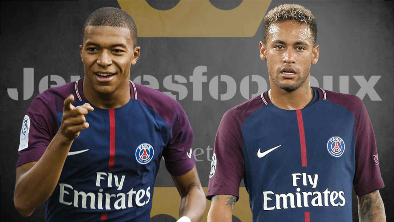 Mbappé et Neymar, attaquants du PSG