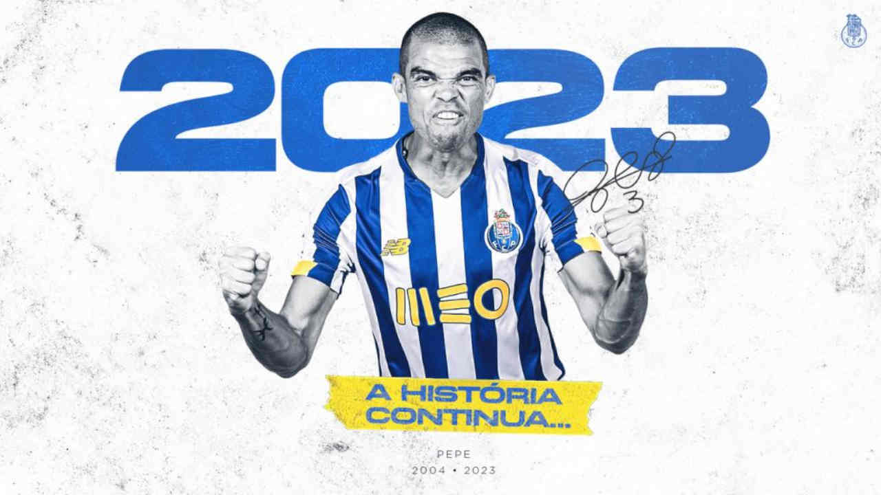 Pepe prolonge jusqu'en 2023 au FC Porto