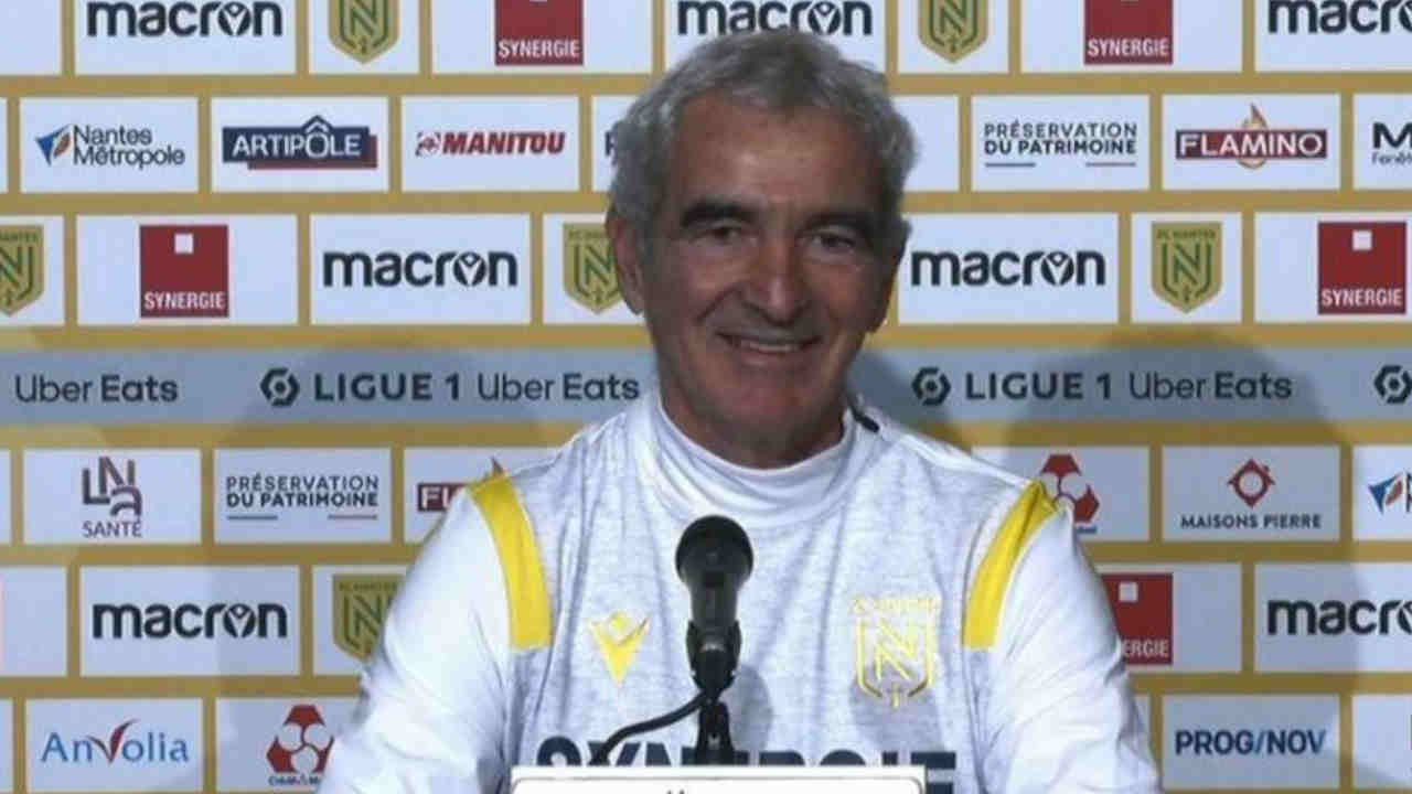 Raymond Domenech, entraineur du FC Nantes
