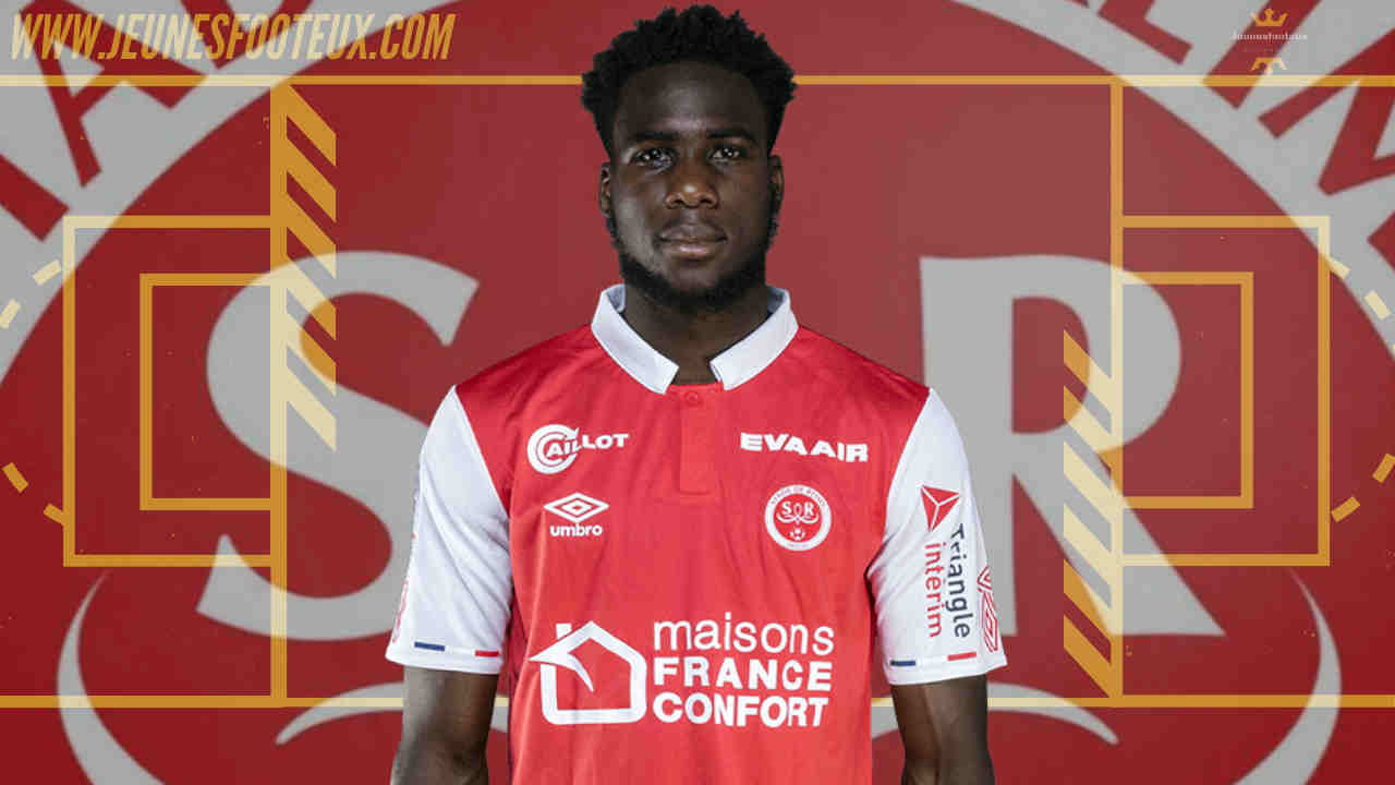 Boulaye Dia, attaquant du Stade de Reims