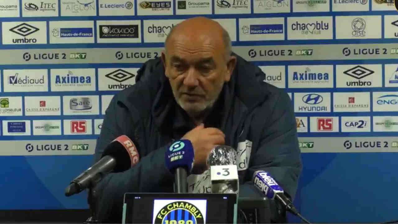 Bruno Luzi, entraîneur du FC Chambly