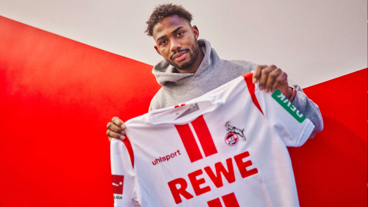 Pisté par l'OM cet été, Emmanuel Dennis a été prêté au FC Cologne / Crédit : @fckoeln_en