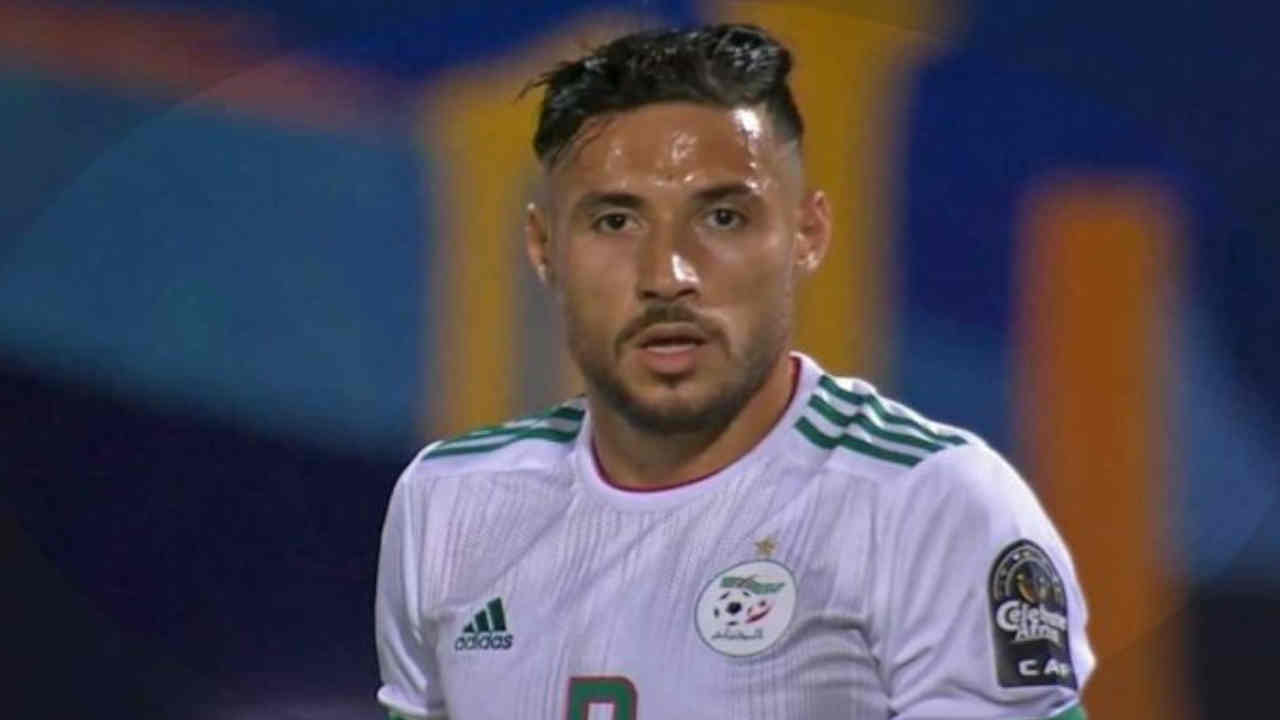 Youcef Belaïli - milieu offensif international algérien du Stade Brestois