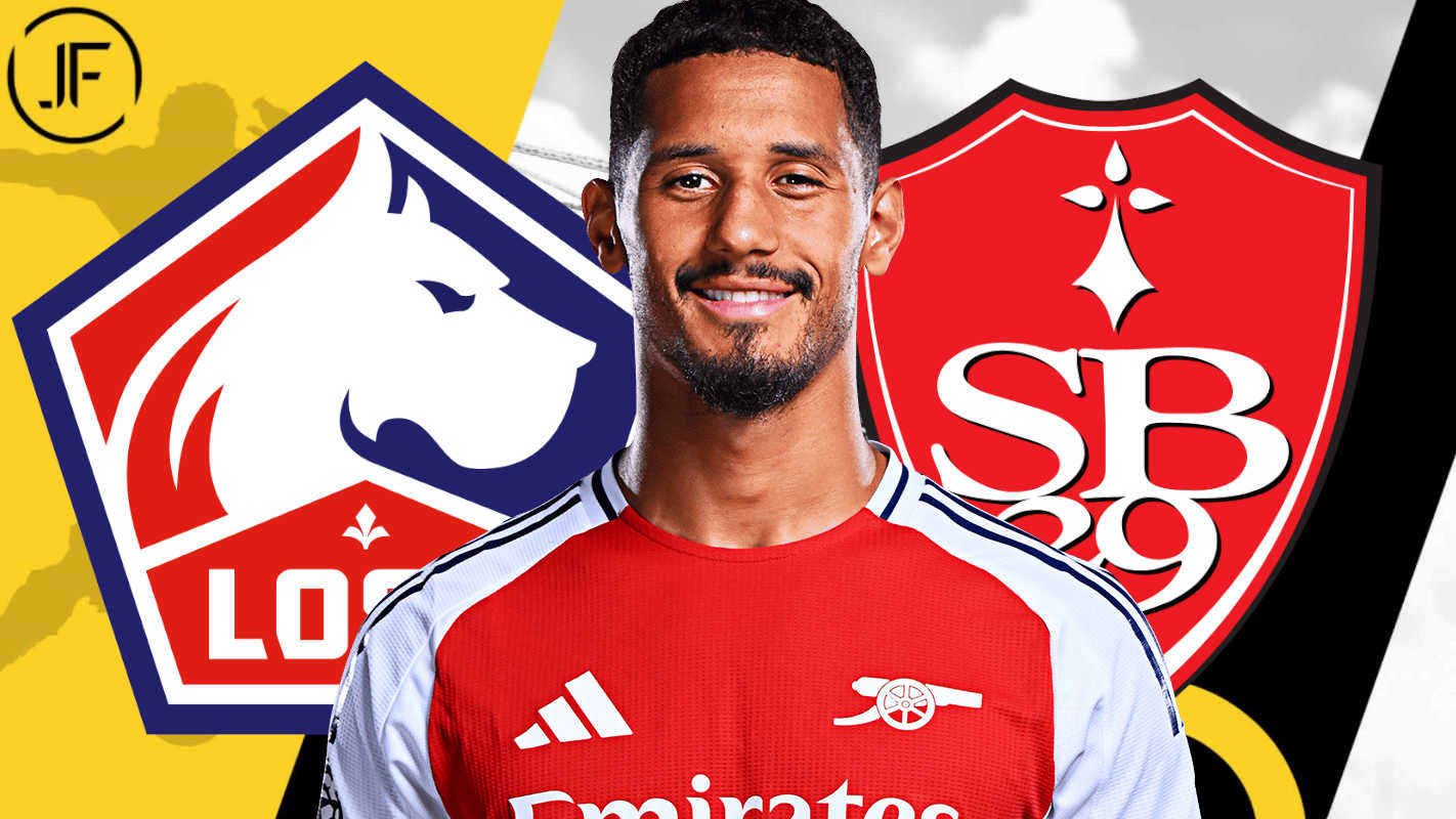 Le LOSC et le Stade Brestois, William Saliba jubile du côté d'Arsenal !