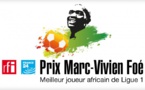 PRIX MARC-VIVIEN FOÉ 2016 RFI - FRANCE 24  DU MEILLEUR JOUEUR AFRICAIN DE LIGUE 1