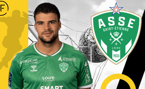Louis Mouton (ASSE) convoité par le FC Nantes et deux autres clubs de Ligue 1